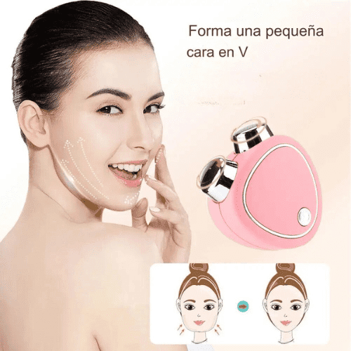 MASAJEADOR DE ROSTRO + GEL CONDUCTOR